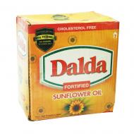 Dalda Fortified Sunflower Oil Pouch, 1LTR x 5