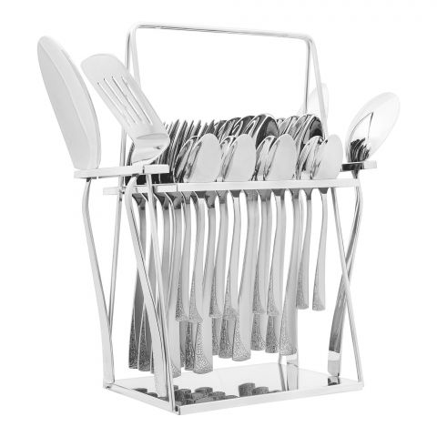 Nafees Steel Cutlery Set, 29 Pieces,
