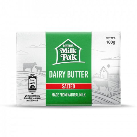 Milkpak Dairy Butter Salted, 100g