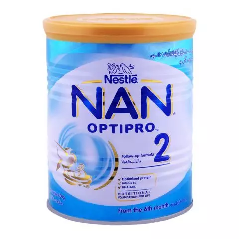 Nestle Nan 2 Optipro Powder Milk Tin, 400g