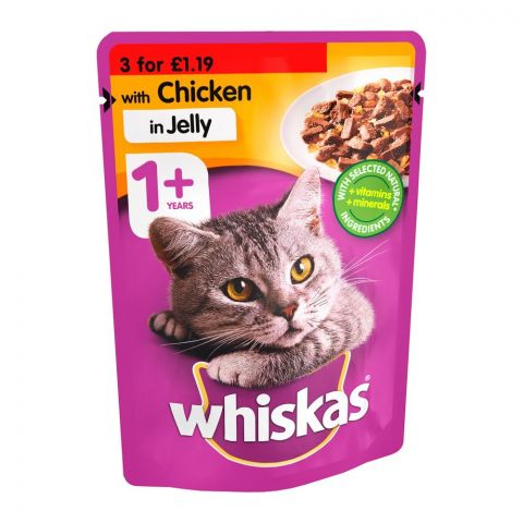 Whiskas Cat Food Chicken In Jelly,100g