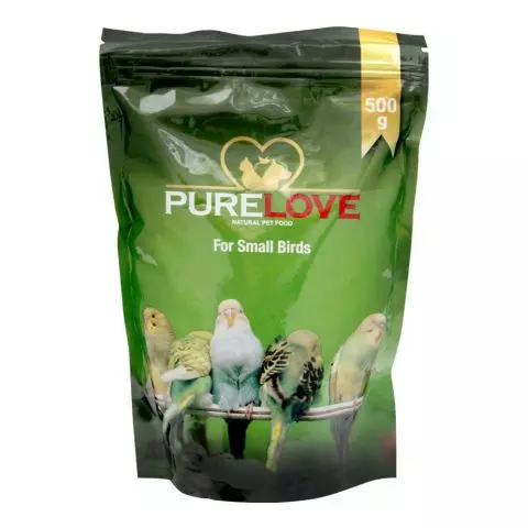 Pure Love Small Birds Food, Pouch, 500g