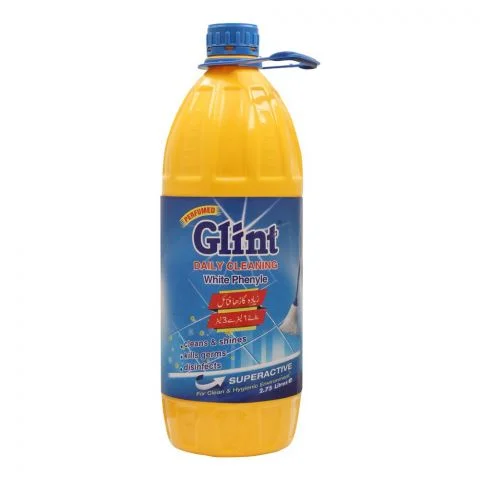 Glint Daily Cleaning White Phenyle, 2.75LTR