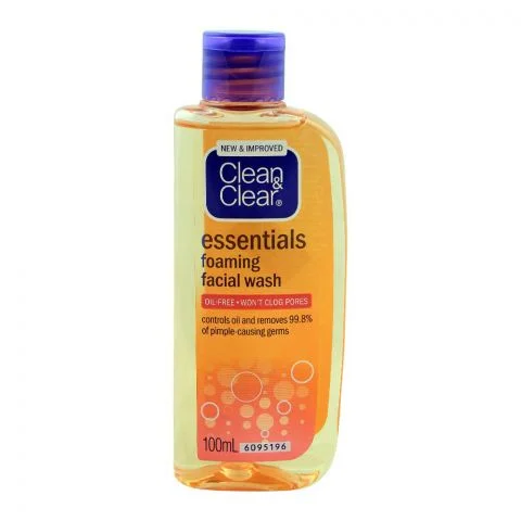 Clean & Clear Foaming Face Wash Oil Free, 100ml