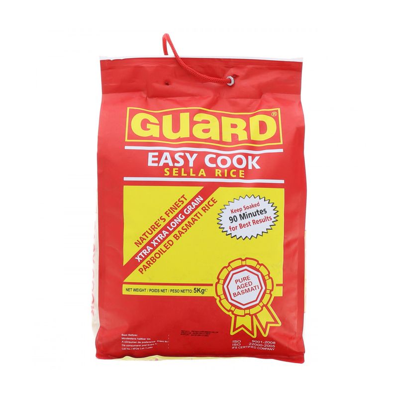 Guard Easy Cook Sella Rice, 5KG