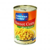 American Garden Whole Sweet Corn, 340g