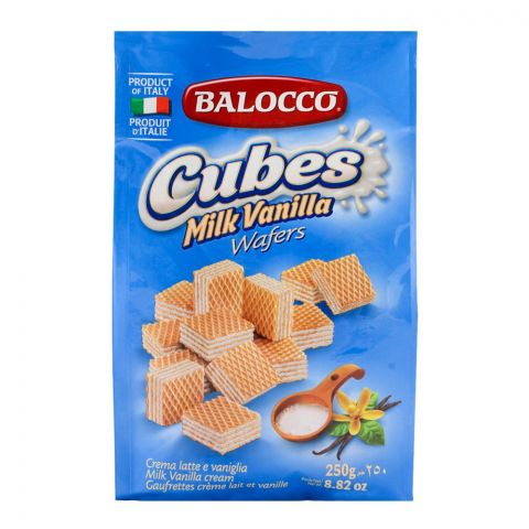 Balocco Snack Milk Vanilla Wafers Pouch, 125g