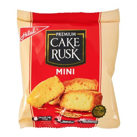 Hilal Cake Rusk Mini Plain Pouch, 192g