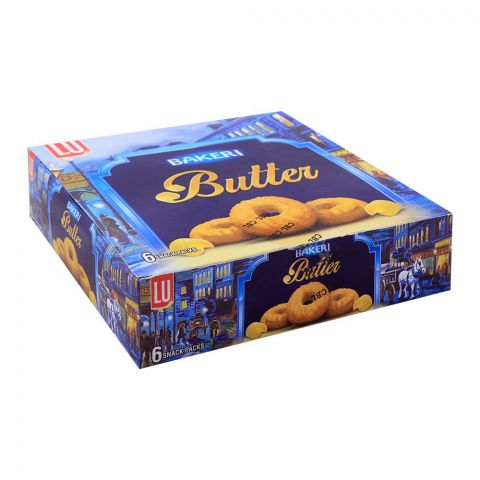 LU Bakeri Butter Cookies Half Roll Box,