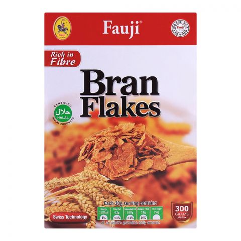 Fauji Cereal Bran Flakes, 250g