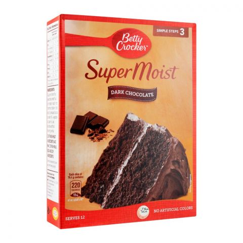 Betty Crocker Super Moist, Dark Chocolate, 500g