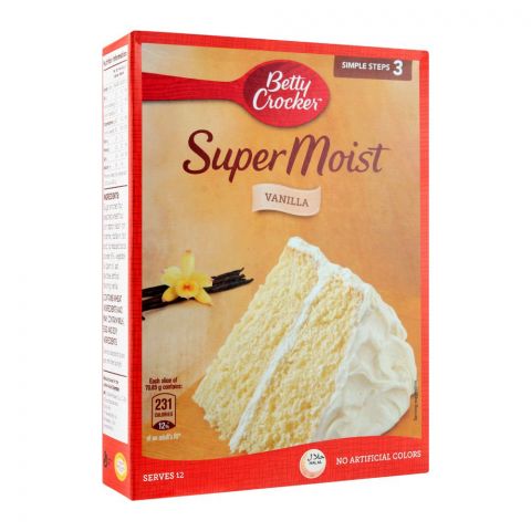 Betty Crocker Super Moist, Vanilla, 500g