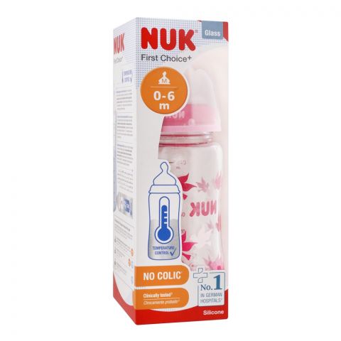 Nuk Glass Feeding Bottle,240ml