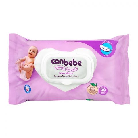 Canbebe Creamy Touch Wipes, 56s