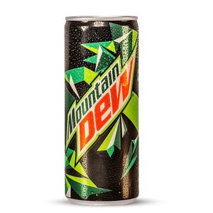 Mountain Dew Soft Drink Slim Can,250ml