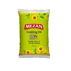 Mezan Cooking Oil Pouch, 1LTR