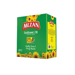 Mezan Sunflower Oil Pouch, 1LTR x5