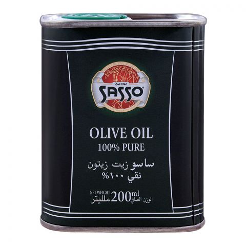 Sasso Pure Olive Oil, 200ml (Tin)