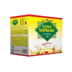 Soya Supreme Cooking Oil P/B, 1LTR x5