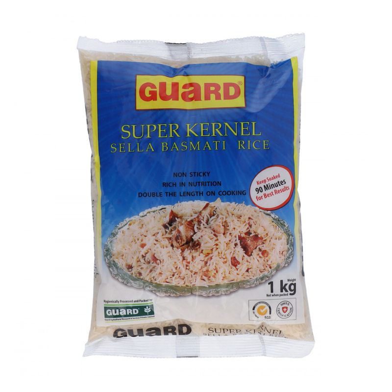 Guard Super Kernal Sella Basmati Rice, 1KG