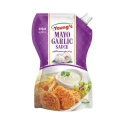 Youngs Mayo Garlic, 200ml