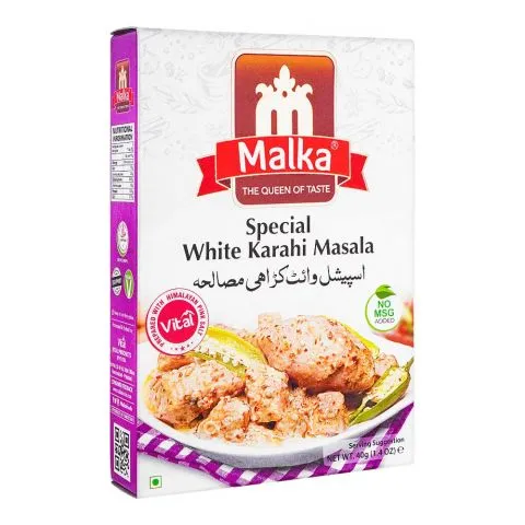 Malka Special White Karahi, 40g