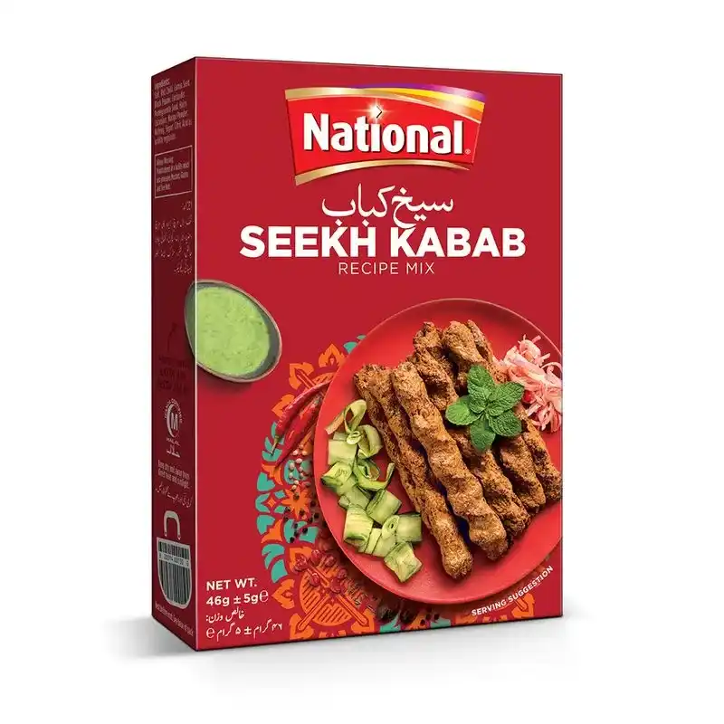 National Seekh Kabab Recipe, 50g
