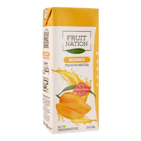 Fruit Nation Mango Nectar, 200ml
