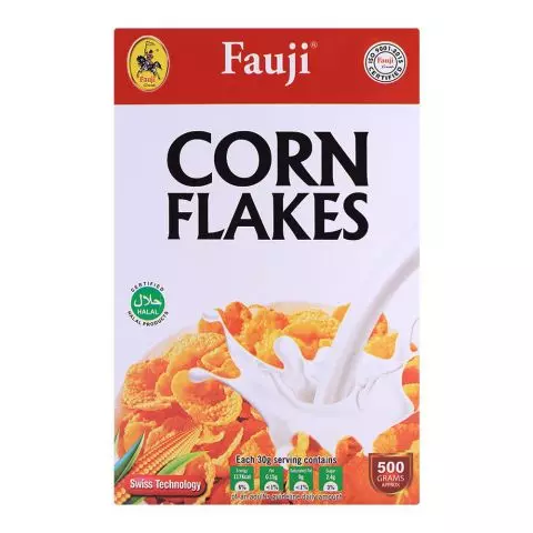 Fauji Cereal Corn Flakes, 500g