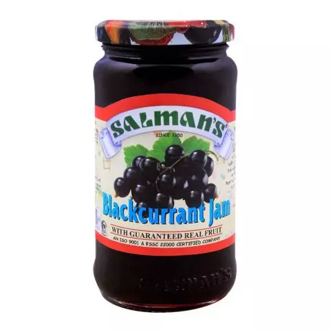 Slman's Blackcurrant Jam Jar, 450g