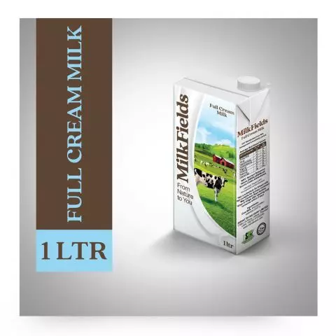 Milk Fields Full Cream, 1LTR