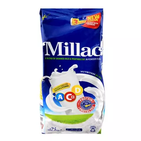 Millac Nutrition For All Milk Powder, 390g