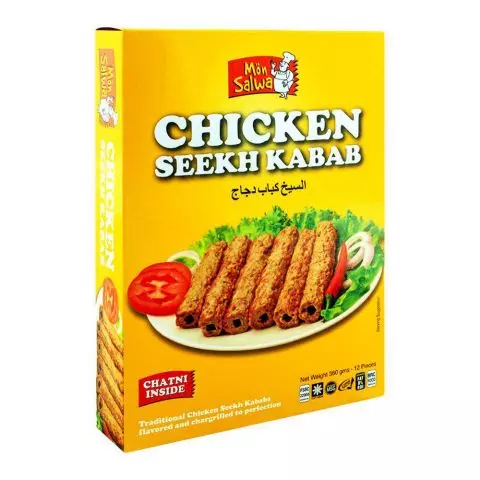 Mon Salwa Chicken Seekh Kabab, 12's