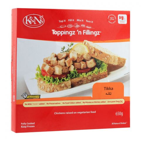 K&N's Toppinz n Fillingz Tikka, 650g