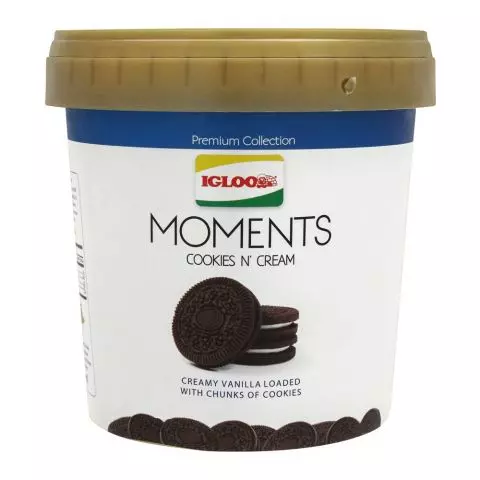Igloo Moments Cookies N Ice Cream, 1000ml