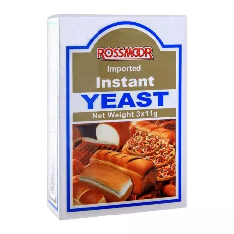 Rossmoor Instant Yeast, 3x11g