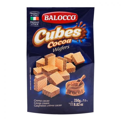 Balocco Snack Milk Vanilla Wafers Pouch, 250g