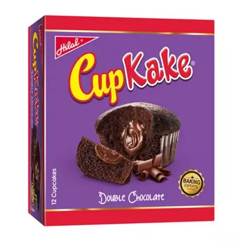 Hilal Cup Kake D/Chocolate Box, 12's
