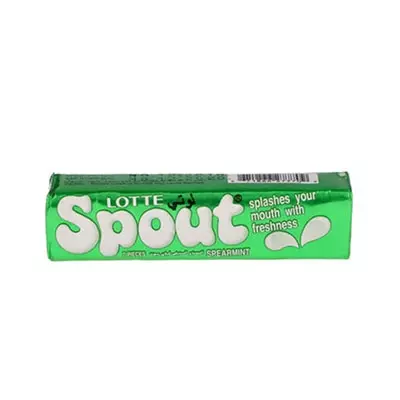Kolson Lotte Spout Gum Peppermint, 7's