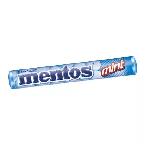 Mentos Mint Chewy Dragees 14's, 37.5g