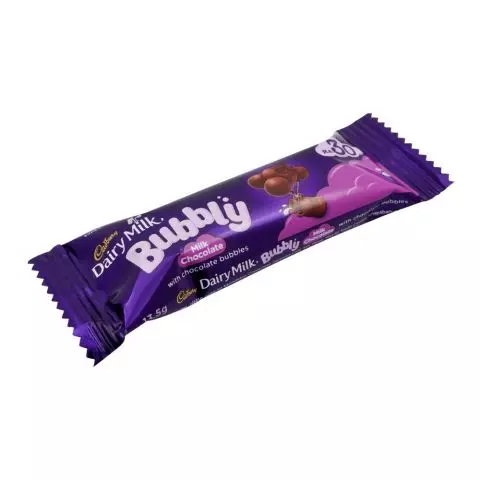 Cadbury Dairy Milk Bubbly Chocolate, 13.5g