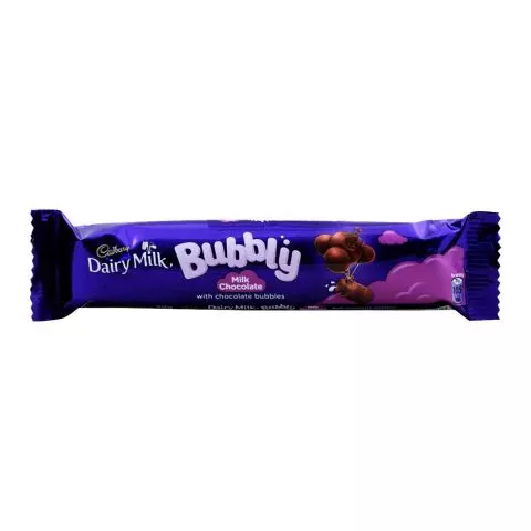 Cadbury Dairy Milk Bubbly Chocolate, 20g