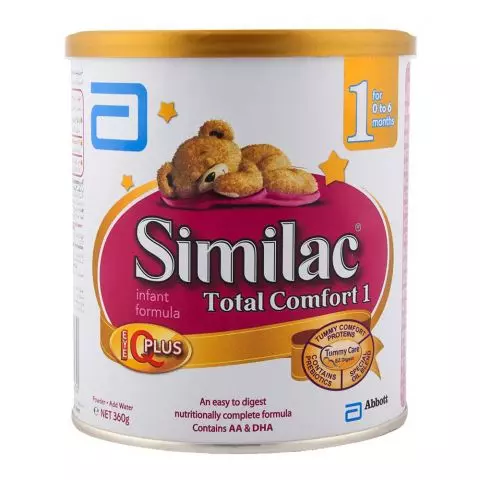 Similac Total Comfort 1 Powder Milk Tin, 360g