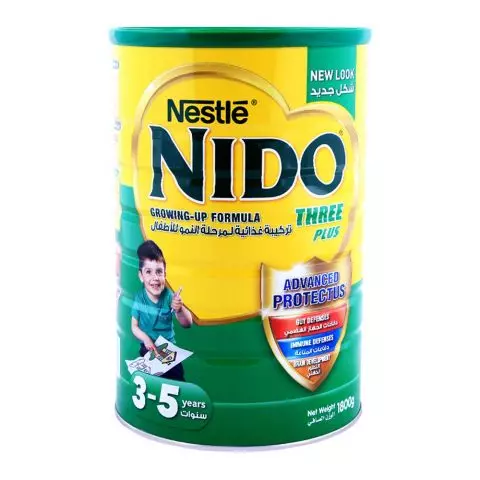 Nestle Nido 3 Plus Powder Milk Tin, 1800g