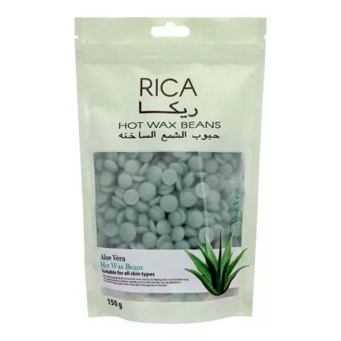 Rica Hot Wax Beans Aelo Vera, 150g 
