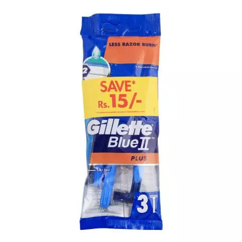 Gillette Blue II Bag Razor, 3's