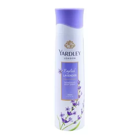 Yardley English Lavender Body Spray, 150ml 