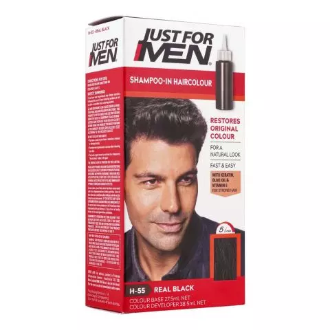 Just For Men Shampoo in Hair R/Black, 45