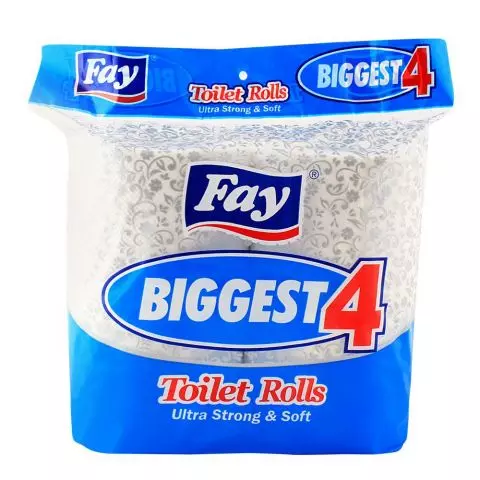 Fay Toilet Tissue Roll Biggest, 4