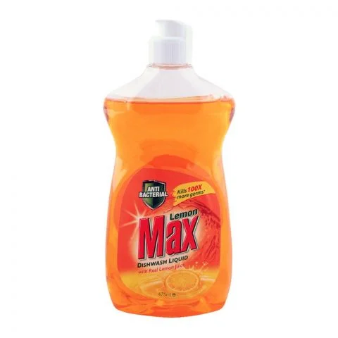 Max Dishwash Liquid Bottle, 475ml